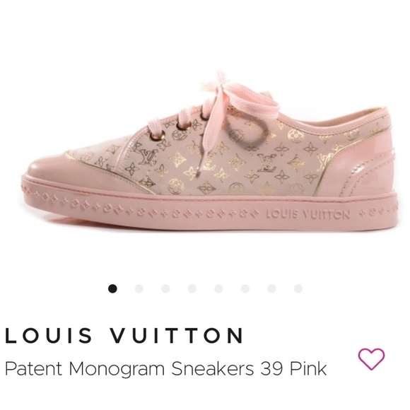 Louis Vuitton Patent Sneaker Pink Suede - Picture 2 of 7